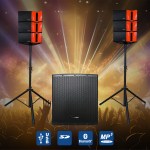 Tuman TU6618BT Sistema de PA de karaoke profesional para fiestas de 18 pulgadas y 2.1 canales - Image 3