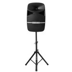 Tuman TPA3715BTL Cabina activa Portátil (sin pila) de 15" con trípode, Luz LED y Micrófono Inalámbrico