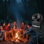 Tuman TPA3715BTL Cabina activa Portátil (sin pila) de 15" con trípode, Luz LED y Micrófono Inalámbrico - Image 4