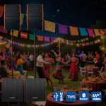 Tuman TU2284CO Sistema de Sonido Profesional 2.2 Canales de Alta Potencia con Bluetooth y Subwoofer de 12” - Image 5