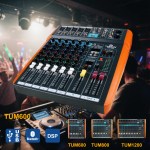 TUMAN TUM800 Consola Mezcladora Profesional de 8 Canales con DSP, USB y Bluetooth - Image 2