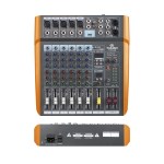 TUMAN TUM600 Consola Mezcladora Profesional de 6 Canales con DSP, USB y Bluetooth