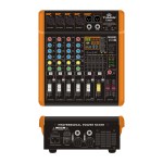 TUMAN TUM6A Consola Mezcladora Activa de 6 Canales con DSP, USB y Bluetooth